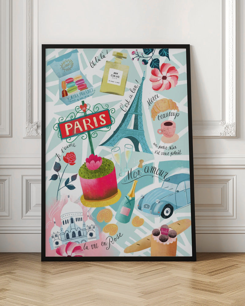 Paris Sucre Sacre Coeur Poster
