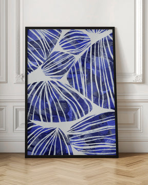 Blue sea shells Poster