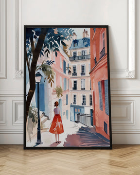 Paris  Watercolor Digital Painting (3) Poster