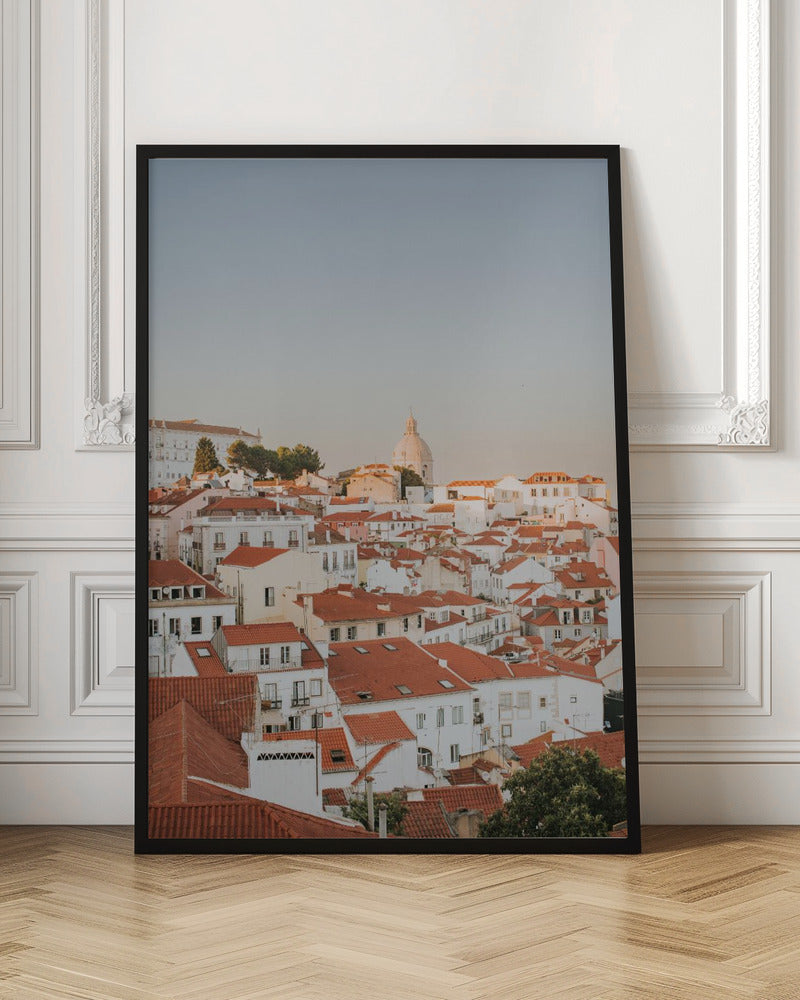 Sunset in Lisbon Poster