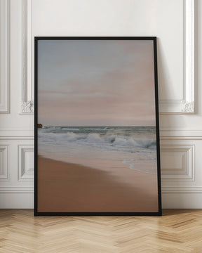 Pink Sunset Beach Poster