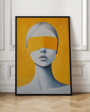 Blindfolded Yellow Poster