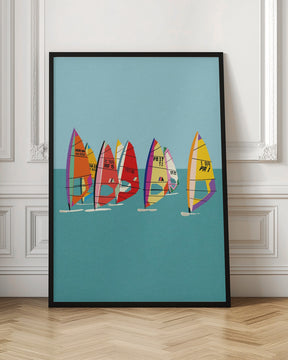 Baltic Sea Windsurfing Poster