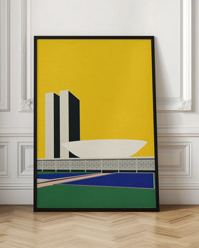 Congresso Nacional Brasilia Poster