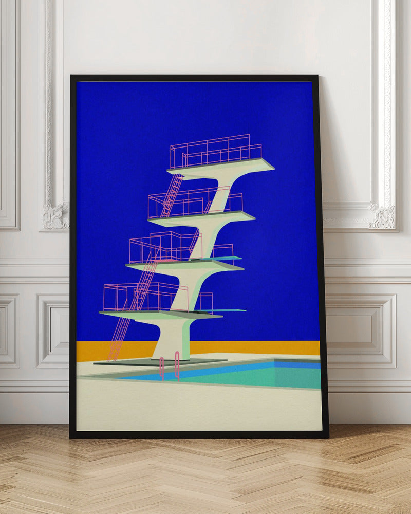 Diving Tower Poster