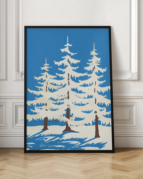 Harz Winter Trees Poster