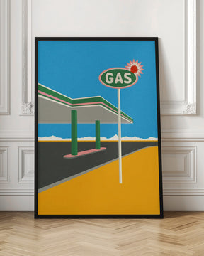 Spark Gas Station Poster