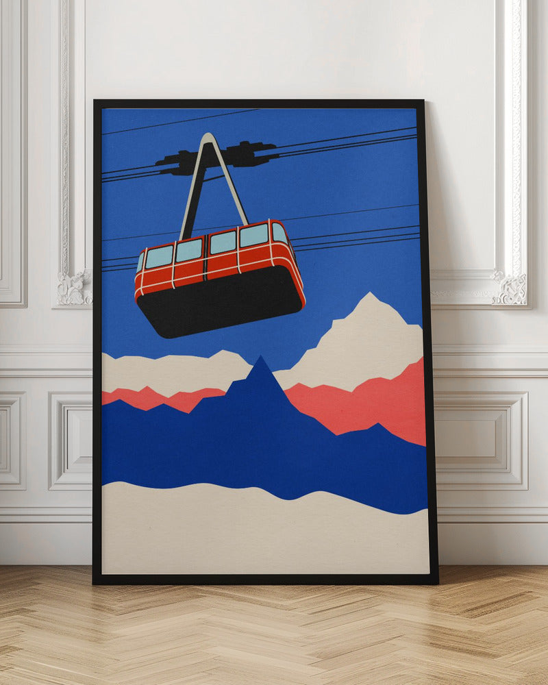 Ski Mountains Poster