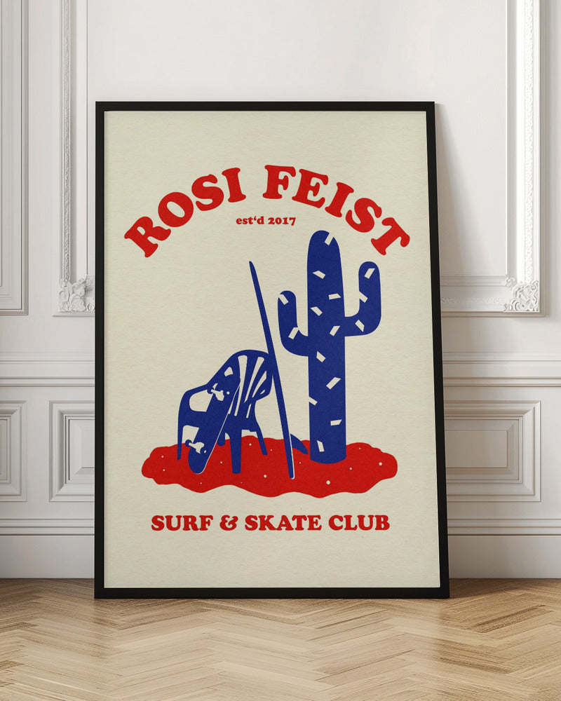 Rosi Feist Surf & Skate Club Poster