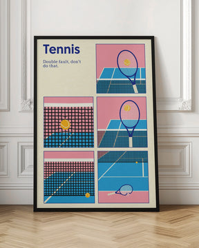 Poster Tennis Double Vault Poster