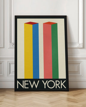 New York Twin Towers Poster