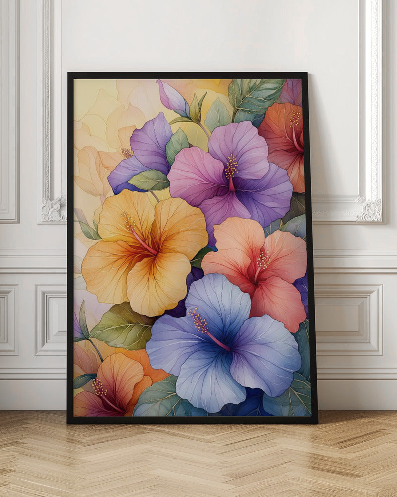 Magical Hibiscus Poster