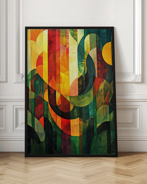 Deep Forest Sunlight Poster