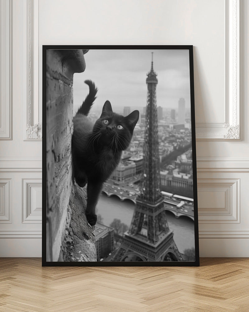 Kitty in Paris Poster