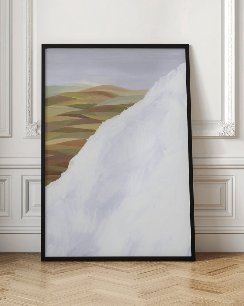 Landscape and snow Poster