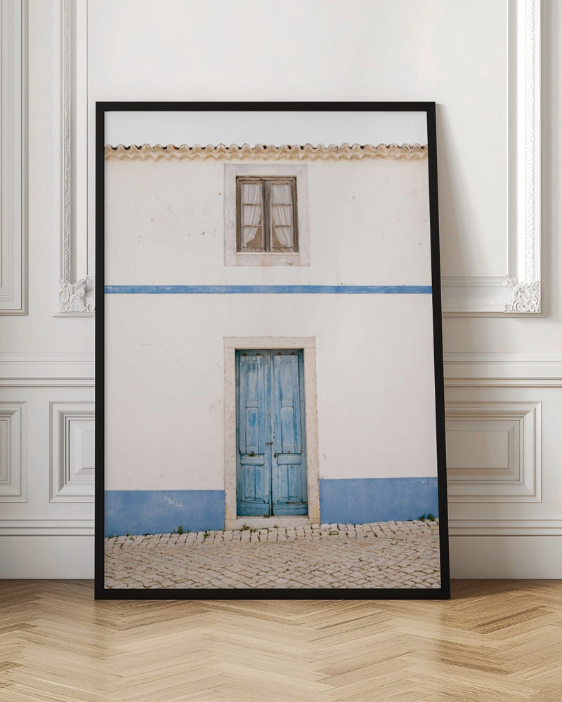 Ericeira Blue Door Poster