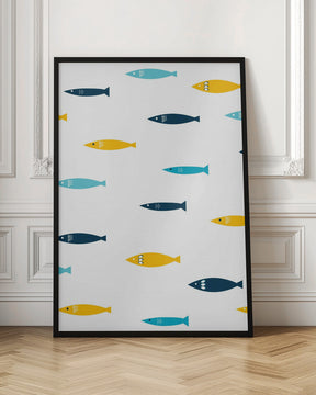 Colorful Sardines Poster