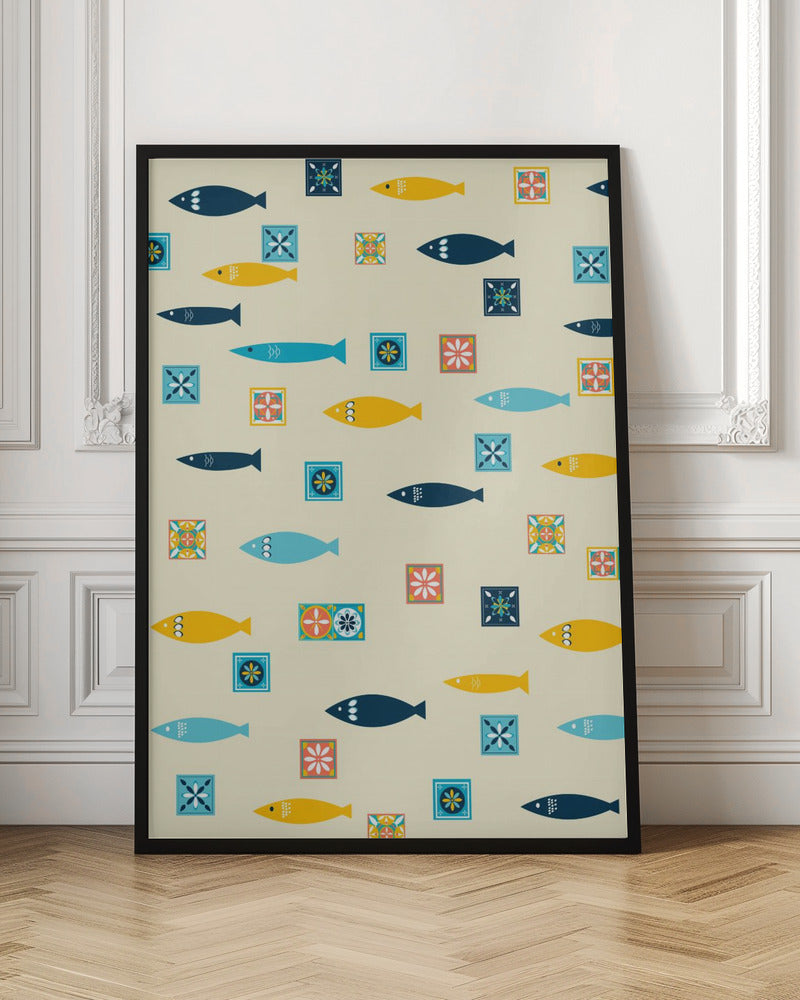 Sardinas Y Mosaicos Poster