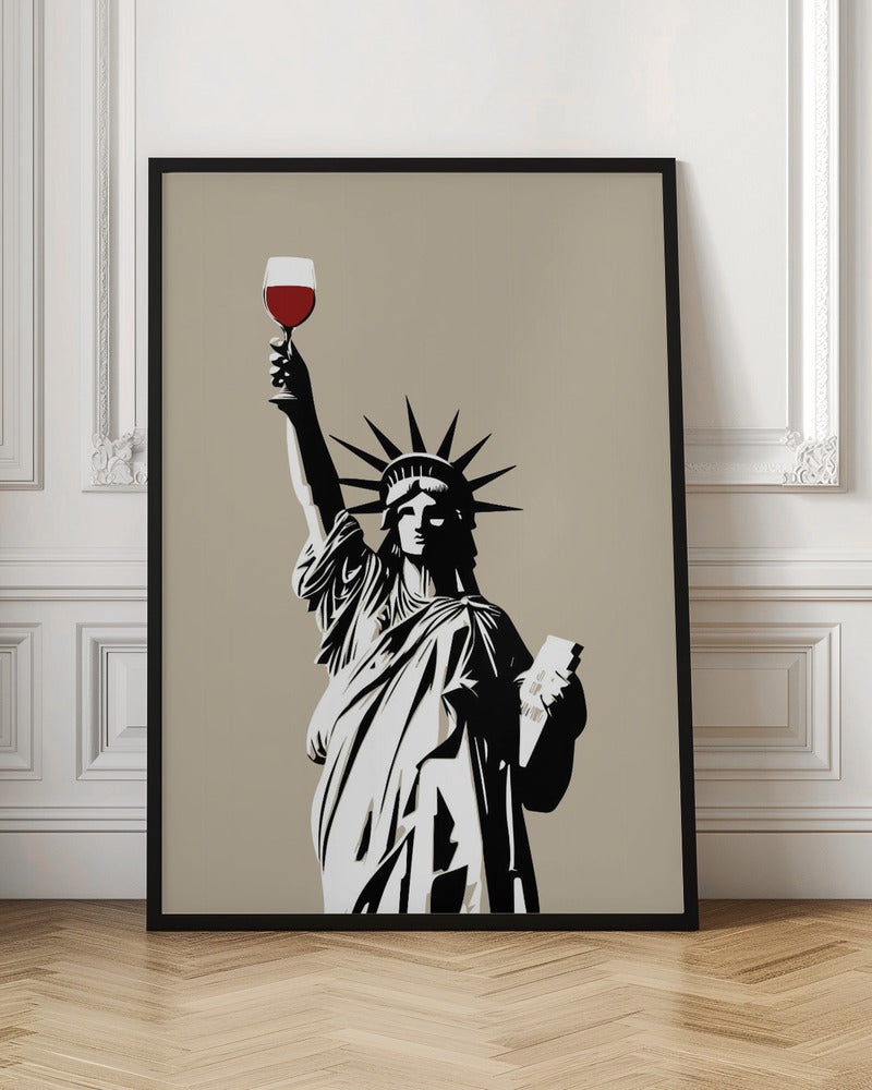 Liberty of Wine Poster