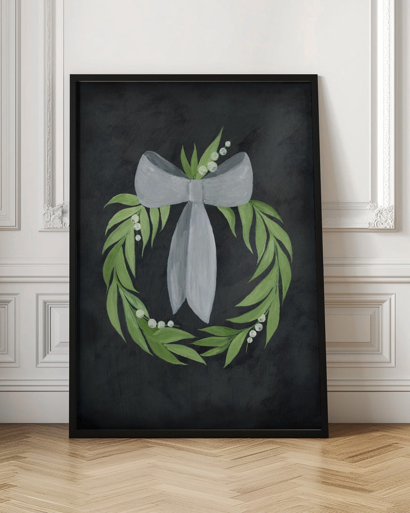 Bow wreath Poster