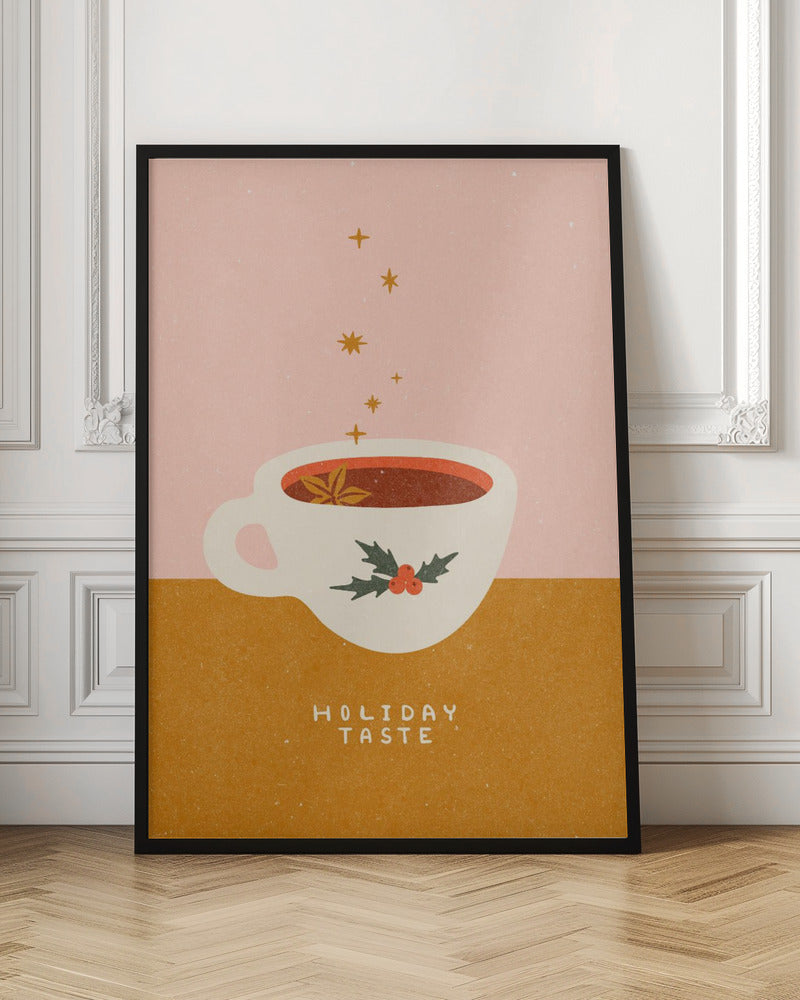 Mulled wine mug. Holiday Taste Poster