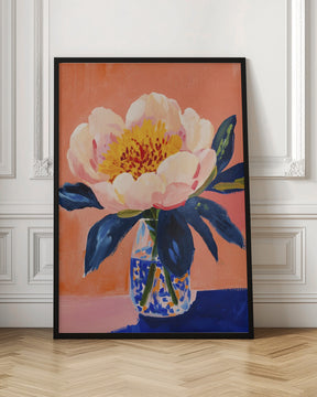 Blooming Peony Poster