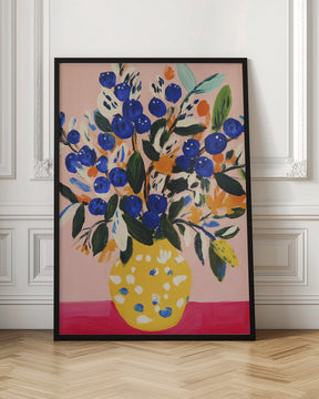 Blueberriesbouquet Poster