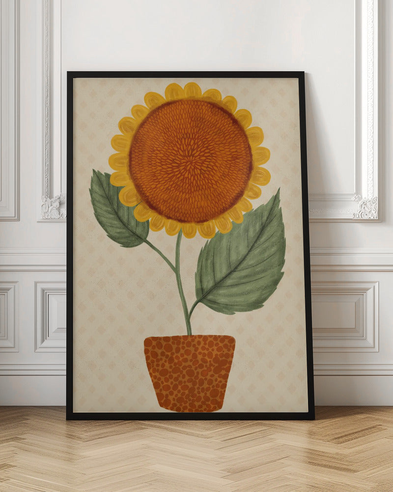 Sunflower Pot Poster