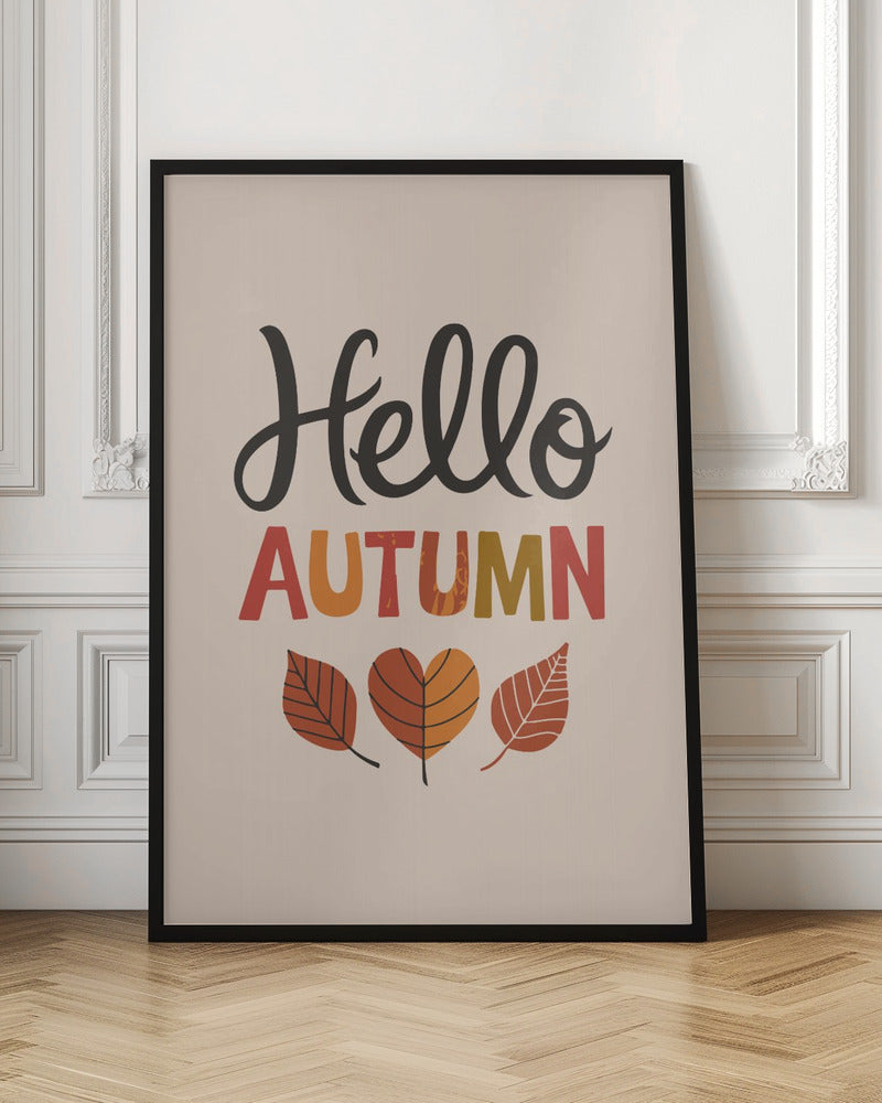 Hello Autumn Poster