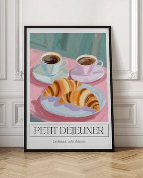 Petit dejeuner Poster