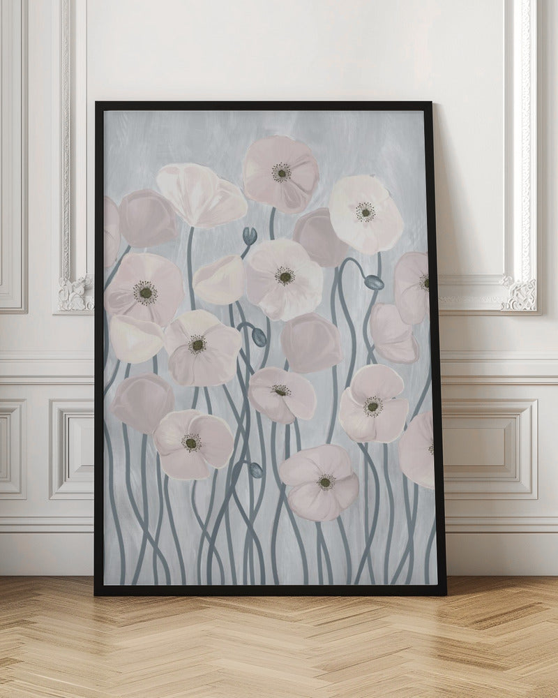 Light Poppies Poster