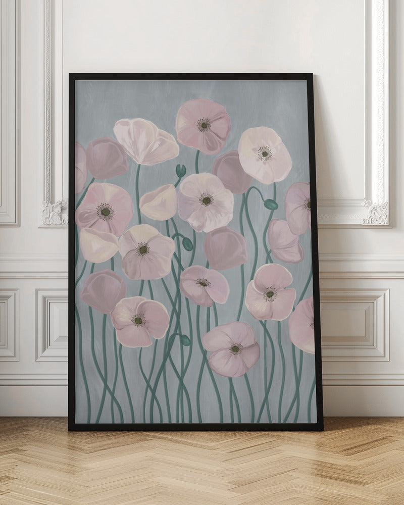 Light Poppies Poster