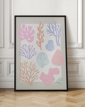 Pastel Corals Poster