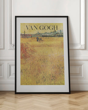 Wheat Field With View of Arles (1888) Poster