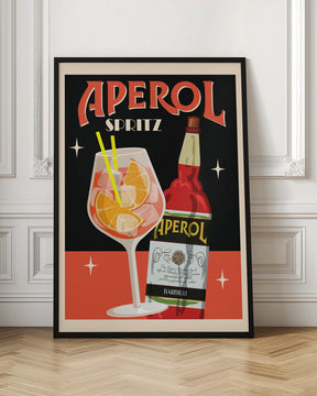 Aperol Spritz_Black Poster