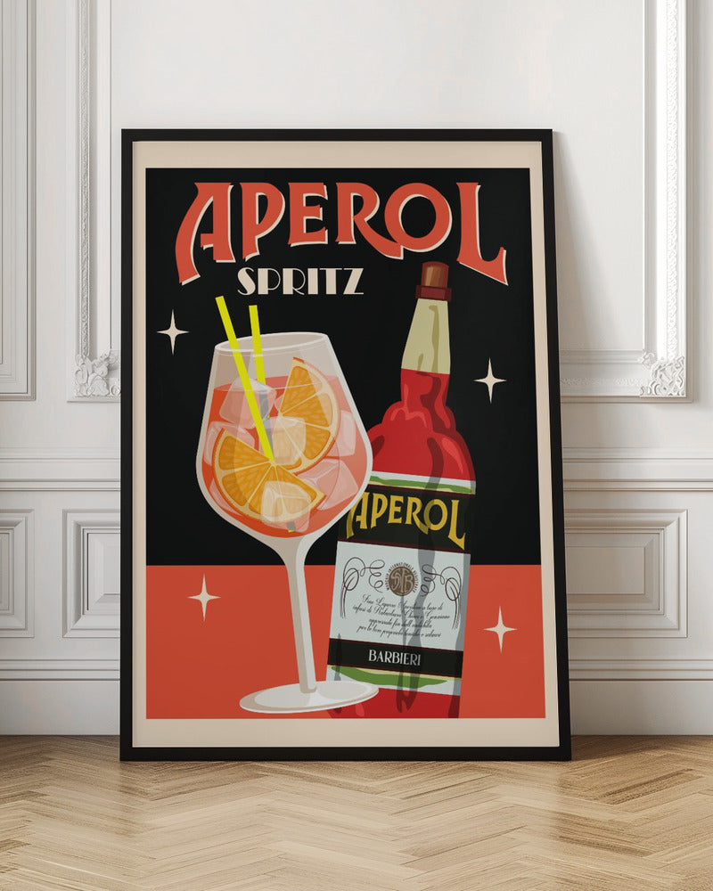 Aperol Spritz_Black Poster