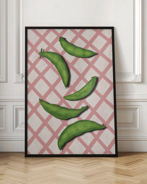 Sugar snap peas Poster