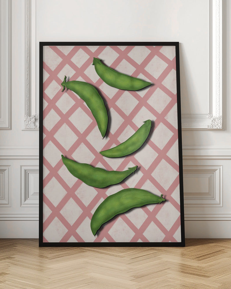 Sugar snap peas Poster