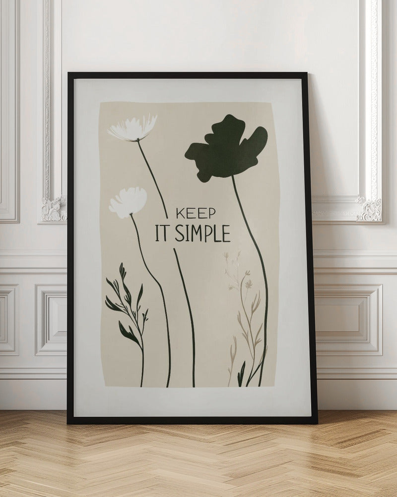 Keepitsimple Poster