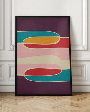 Wondering Waves - Mid Century Modern Poster