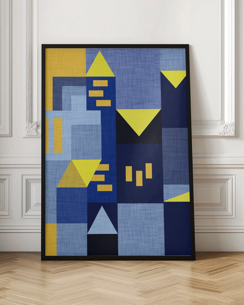 B Klee Blue - Bauhaus Poster