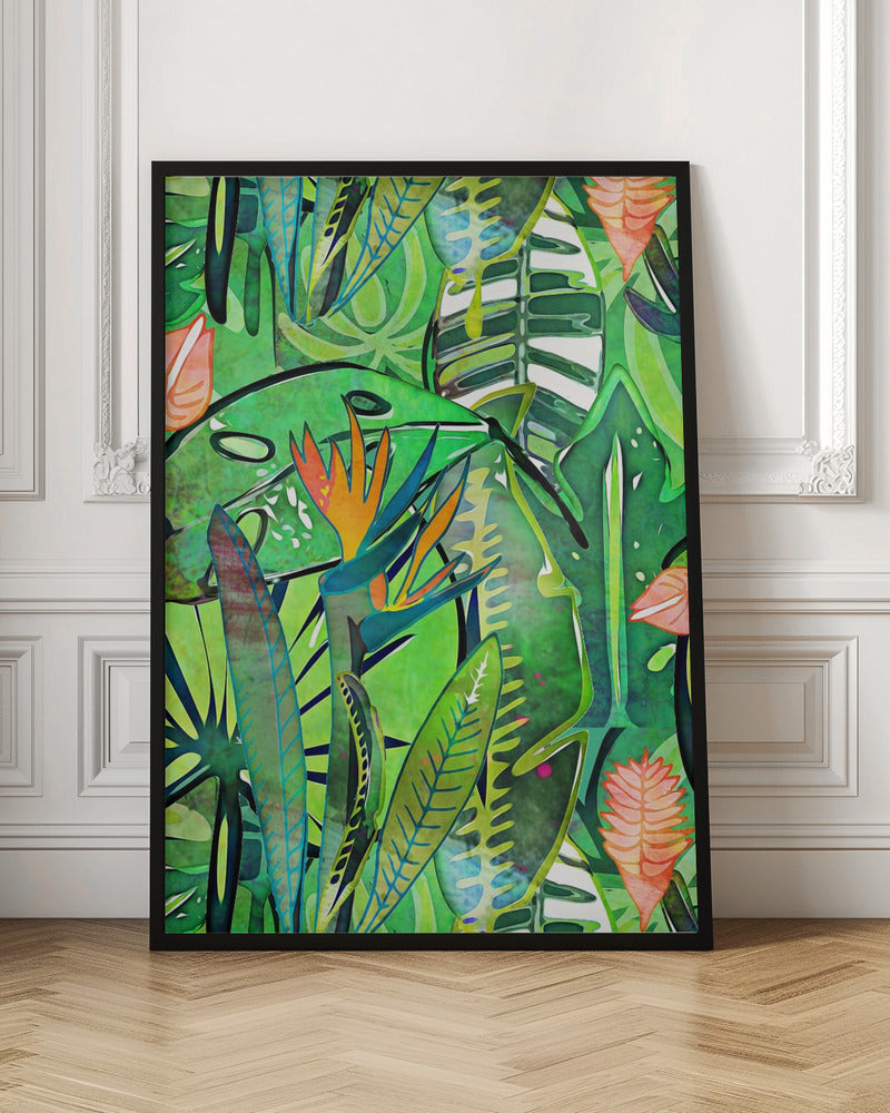 Bird of Paradise - Tropical Lush Poster