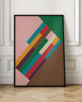 Meridian Pink - Mid Century Modern Poster