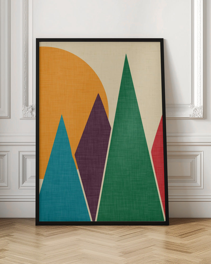 Wondering Solar Mountain Poster