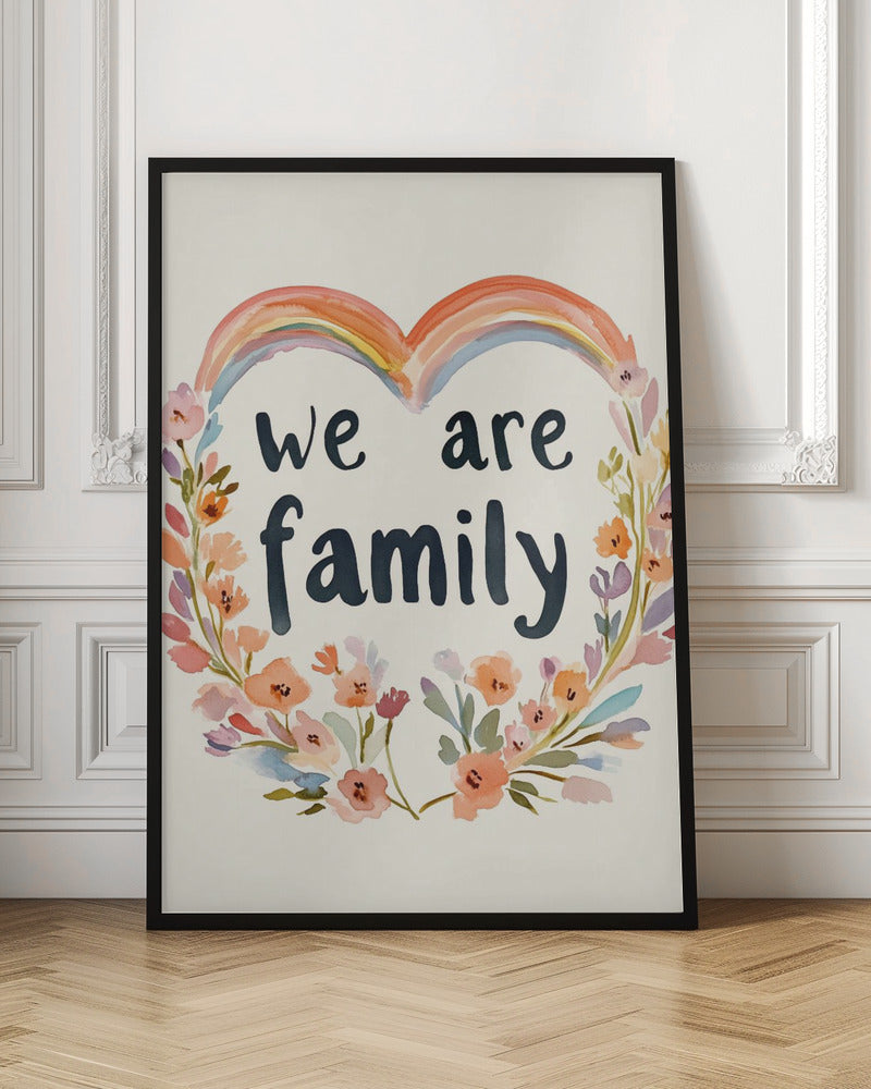 Wearefamily(floralno2) Poster