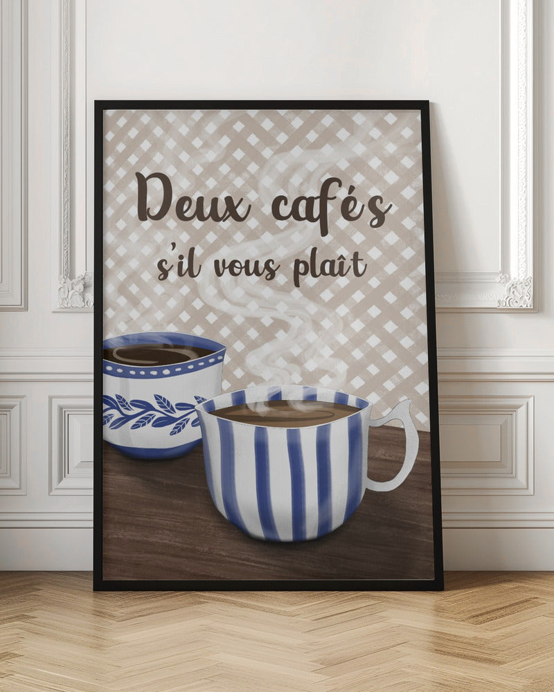 Two coffees please Poster