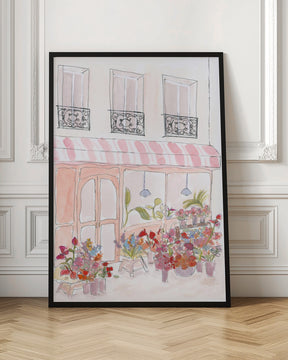 Pink Flower Shop Poster