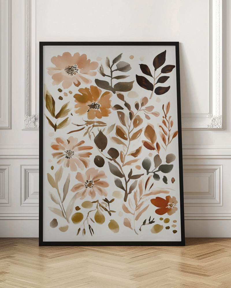 Pastelflowercollection Poster