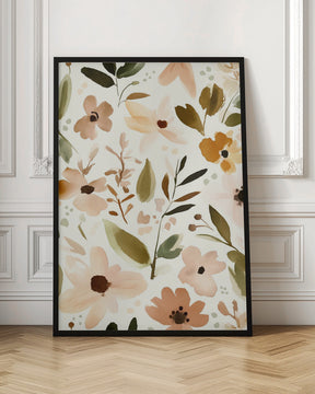 Pastelflowercollectionno2 Poster