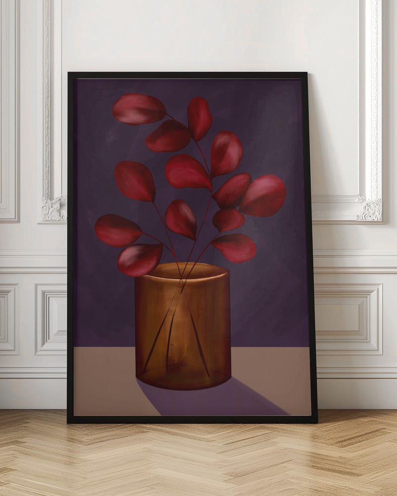 Autumn vase Poster